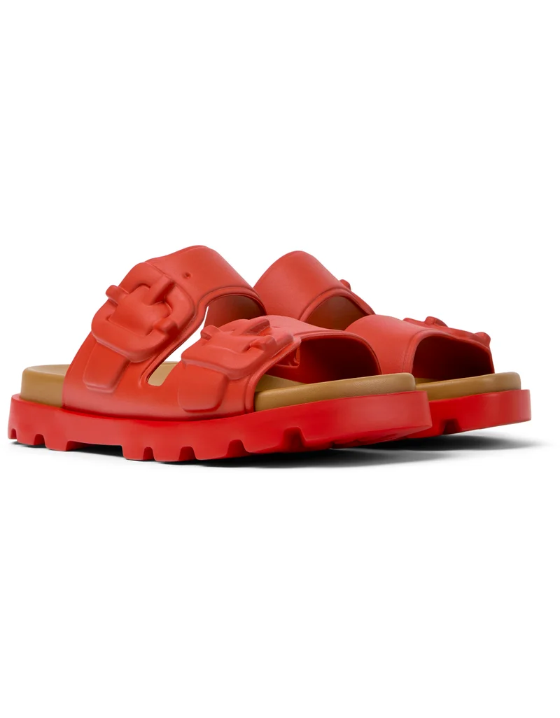 Camper Brutus Sandal, Women Sandal, Red, 41